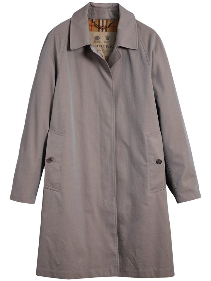 Burberry The Camden - Long Car Coat - Grey