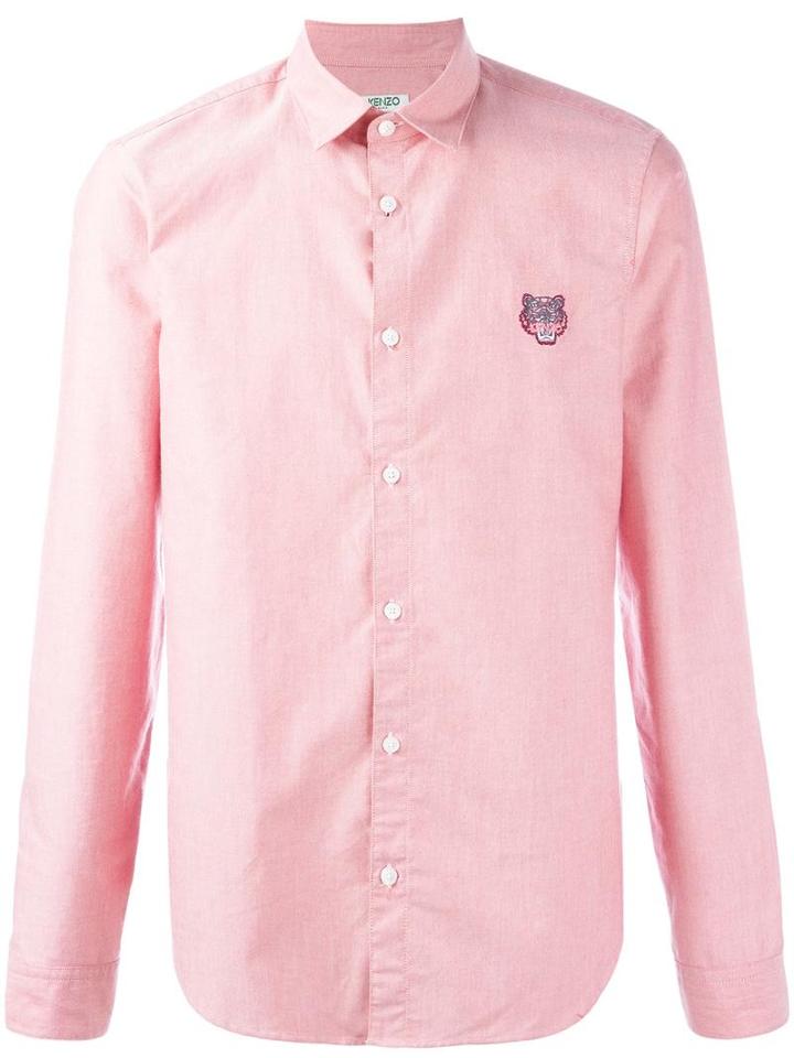 Kenzo 'mini Tiger' Shirt, Men's, Size: Medium, Pink/purple, Cotton