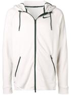 Nike Zipped Hooded Jacket - Nude & Neutrals