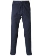 Pt01 Classic Casual Trousers, Men's, Size: 50, Blue, Cotton/linen/flax