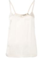 Vince - Wide Strap Camisole Top - Women - Acetate/viscose - S, Nude/neutrals, Acetate/viscose