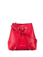 Michael Michael Kors Medium Pebbled Shoulder Bag - Red