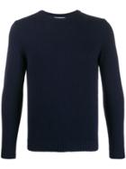 Cenere Gb Crew-neck Knit Sweater - Blue