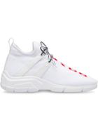 Prada Knit Sneakers - White