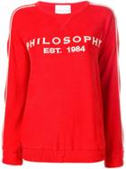 Philosophy Di Lorenzo Serafini Embroidered Logo Sweatshirt