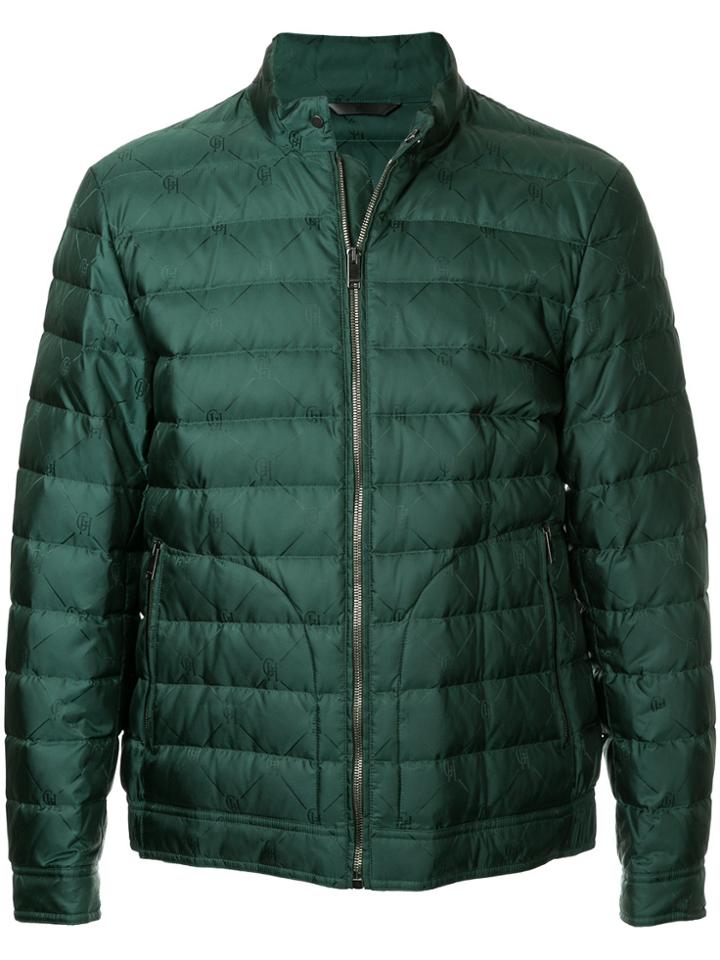 Gieves & Hawkes Quilted Bomber Jacket - Green