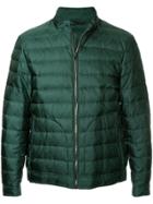 Gieves & Hawkes Quilted Bomber Jacket - Green