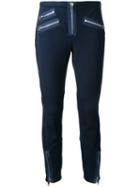 3.1 Phillip Lim Moto Leggings, Women's, Size: 2, Blue, Cotton/spandex/elastane/modal