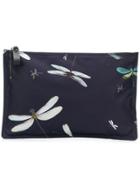 Valentino Dragonfly Print Clutch - Blue
