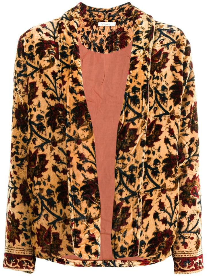 Mes Demoiselles Fitted Floral Jacket - Nude & Neutrals