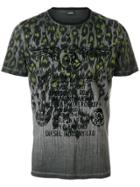 Diesel Animal Print T-shirt - Grey