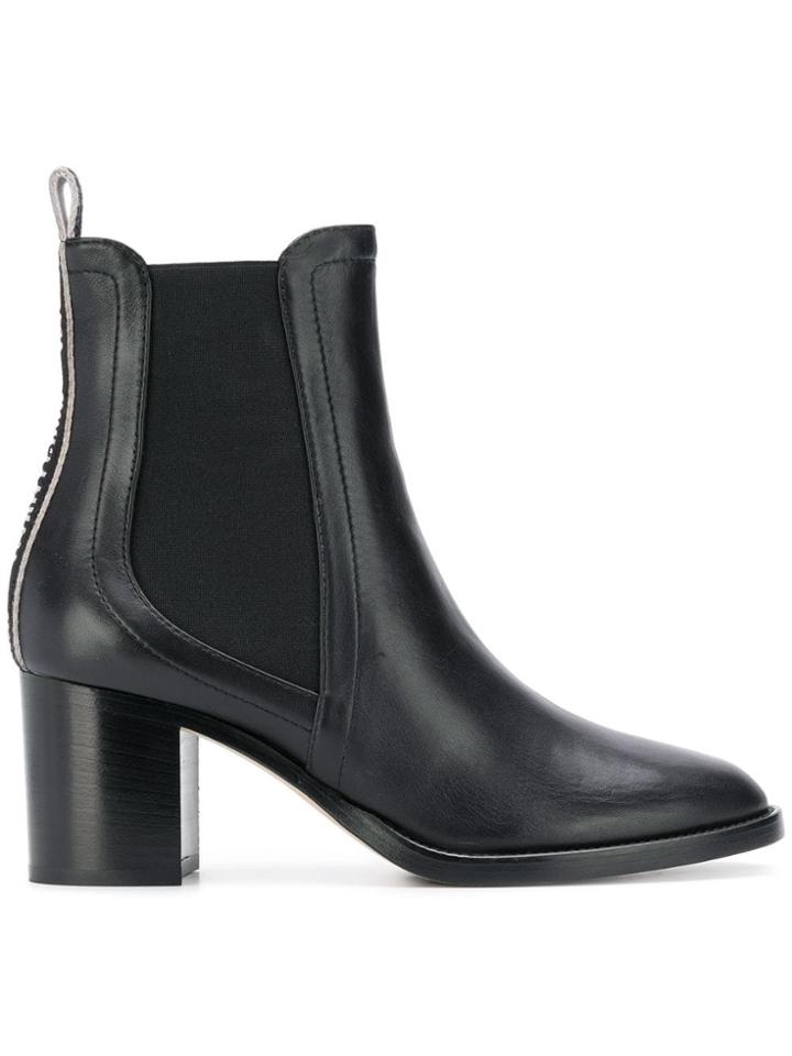 Jimmy Choo Round Toe Boots - Black