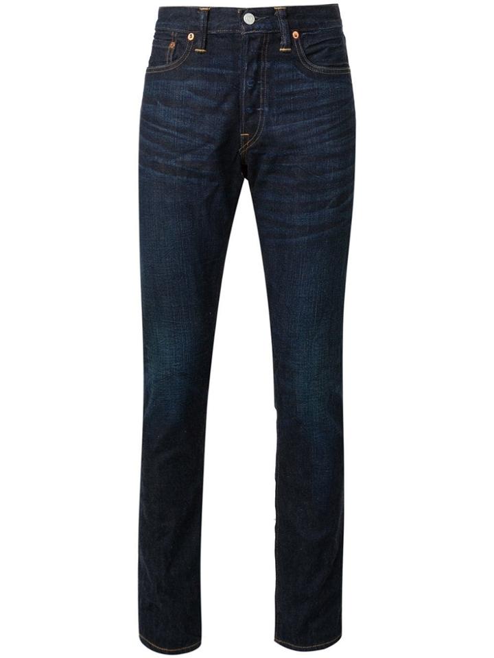 Rrl Slim Fit Jeans - Blue