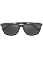 Gucci Eyewear Square Polarized Sunglasses - Black