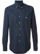 Etro Micro Paisley Print Shirt, Men's, Size: 41, Blue, Cotton