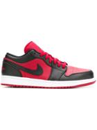 Nike Two-tone Lace Up Sneakers - Red