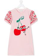 Fendi Kids Cherry Print T-shirt - Pink & Purple