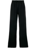 Blanca Wide Leg Tapered Trousers - Black