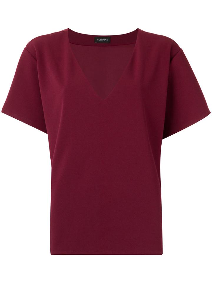 Olympiah Plain Top - Red