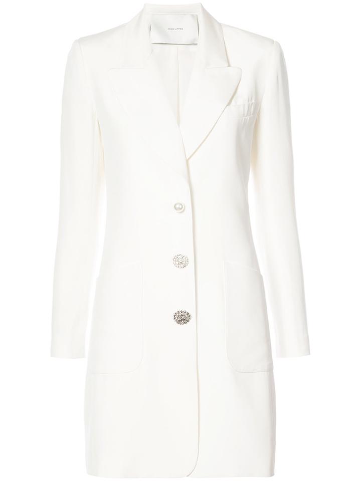 Adam Lippes Blazer Dress - White