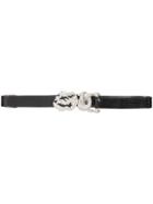 Maison Margiela Carinata Snake Buckle Belt - Black