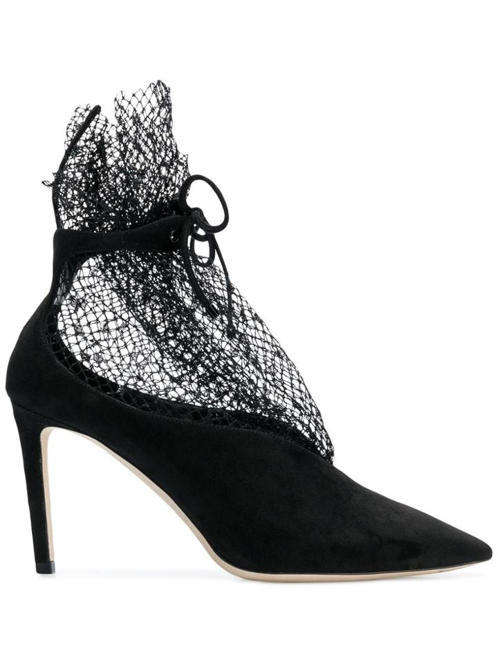 Jimmy Choo Leanne 85 Booties - Black