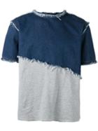 Andrea Crews Fleeco T-shirt, Men's, Size: Large, Blue, Cotton