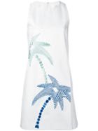 Victoria Victoria Beckham - Floral Embroidered Dress - Women - Silk/cotton - 6, Women's, White, Silk/cotton
