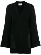 Snobby Sheep Chunky Knitted Cardigan - Black