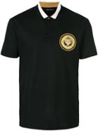 Versace Medusa Patch Polo Shirt - Black