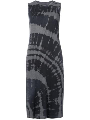 Raquel Allegra - Mid-length Tie-dye Dress - Women - Cotton/polyester - 3, Blue, Cotton/polyester