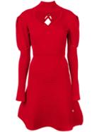 Philipp Plein - Odelia Knit Dress - Women - Polyester/viscose - M, Red, Polyester/viscose