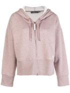 Adidas By Stella Mccartney Essentials Hoodie - Pink & Purple