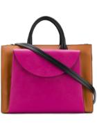 Marni Two-tone Tote Bag - Pink & Purple