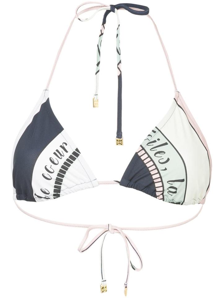 Tory Burch Constellation String Bikini Top - Blue