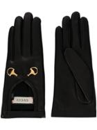 Gucci Hardware Embellished Gloves - Black