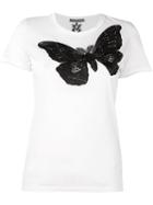 Alexander Mcqueen Moth Embroidered T-shirt