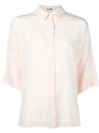 Jil Sander Plain Shirt, Women's, Size: 38, Pink/purple, Silk