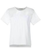 Martha Medeiros - Lace Insert Top - Women - Polyester - 36, White, Polyester
