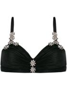Area Rhinestone Bikini - Black