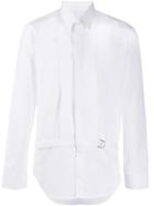 Helmut Lang Belted Cotton Shirt - White