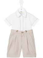 Cashmirino Bermuda Short And Top Set, Infant Boy's, Size: 9 Mth, White