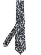 Issey Miyake Jacquard Tie - Black