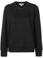 Burberry Crest Detail Sweatshirt - Black