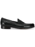 Lidfort Classic Penny Loafers - Black