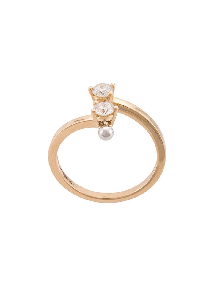 Delfina Delettrez 18kt Yellow Gold Two In One Diamond