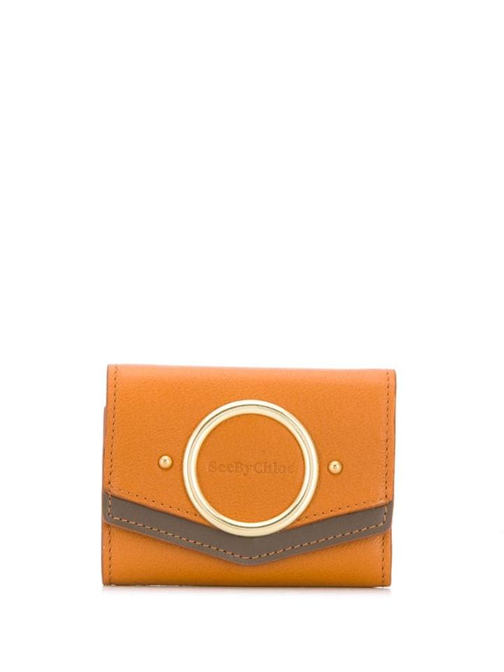 See By Chloé Two-tone Wallet - Brown