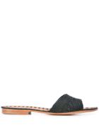 Carrie Forbes Fati Woven Sandals - Blue
