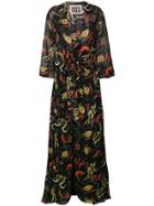 Fausto Puglisi V-neck Bow Tie Dress - Black