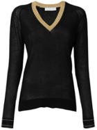 Giada Benincasa Glitter Detail Sweater - Black
